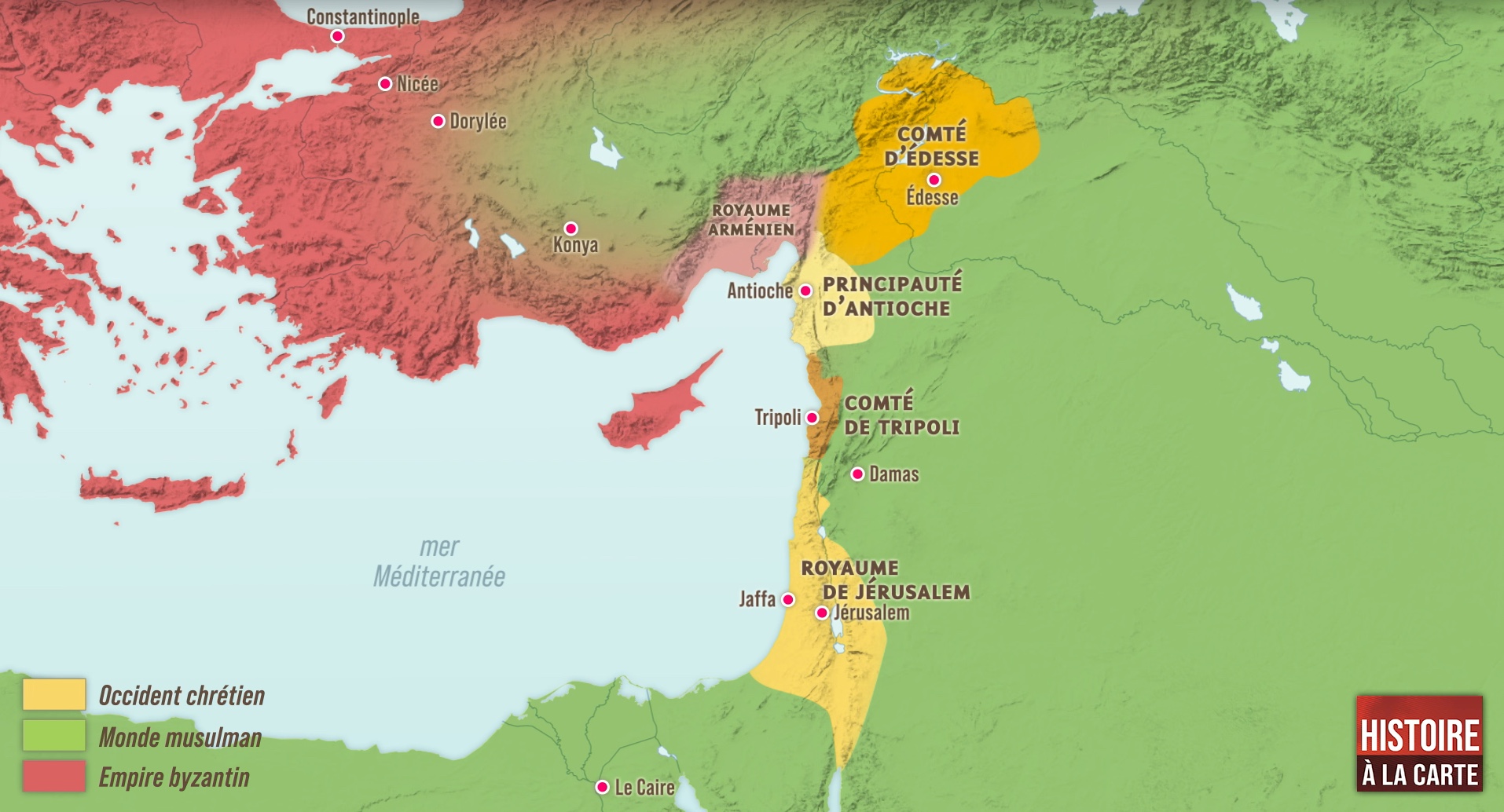 The foundation of the Crusader states