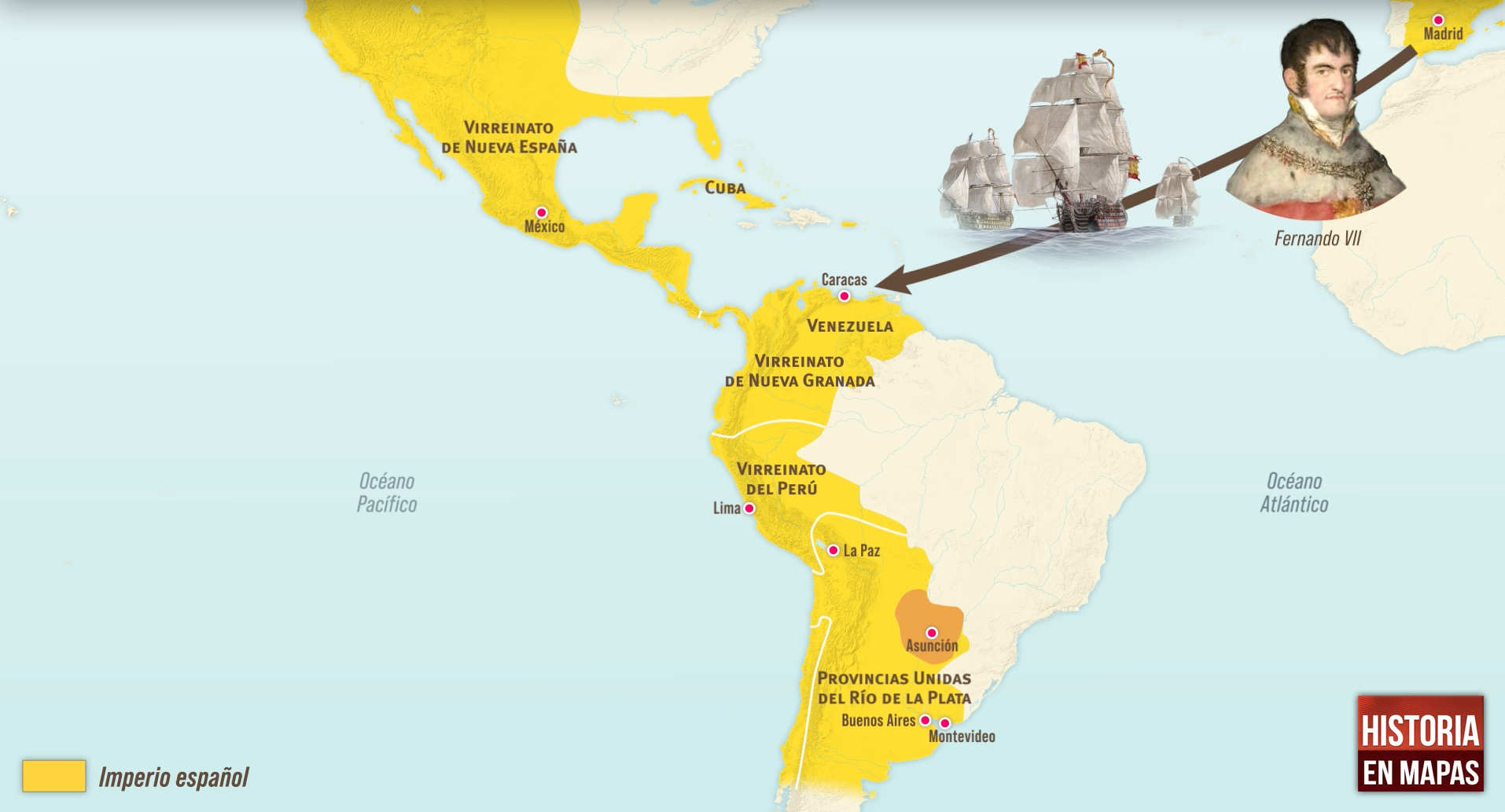 Independence for Spanish American colonies
